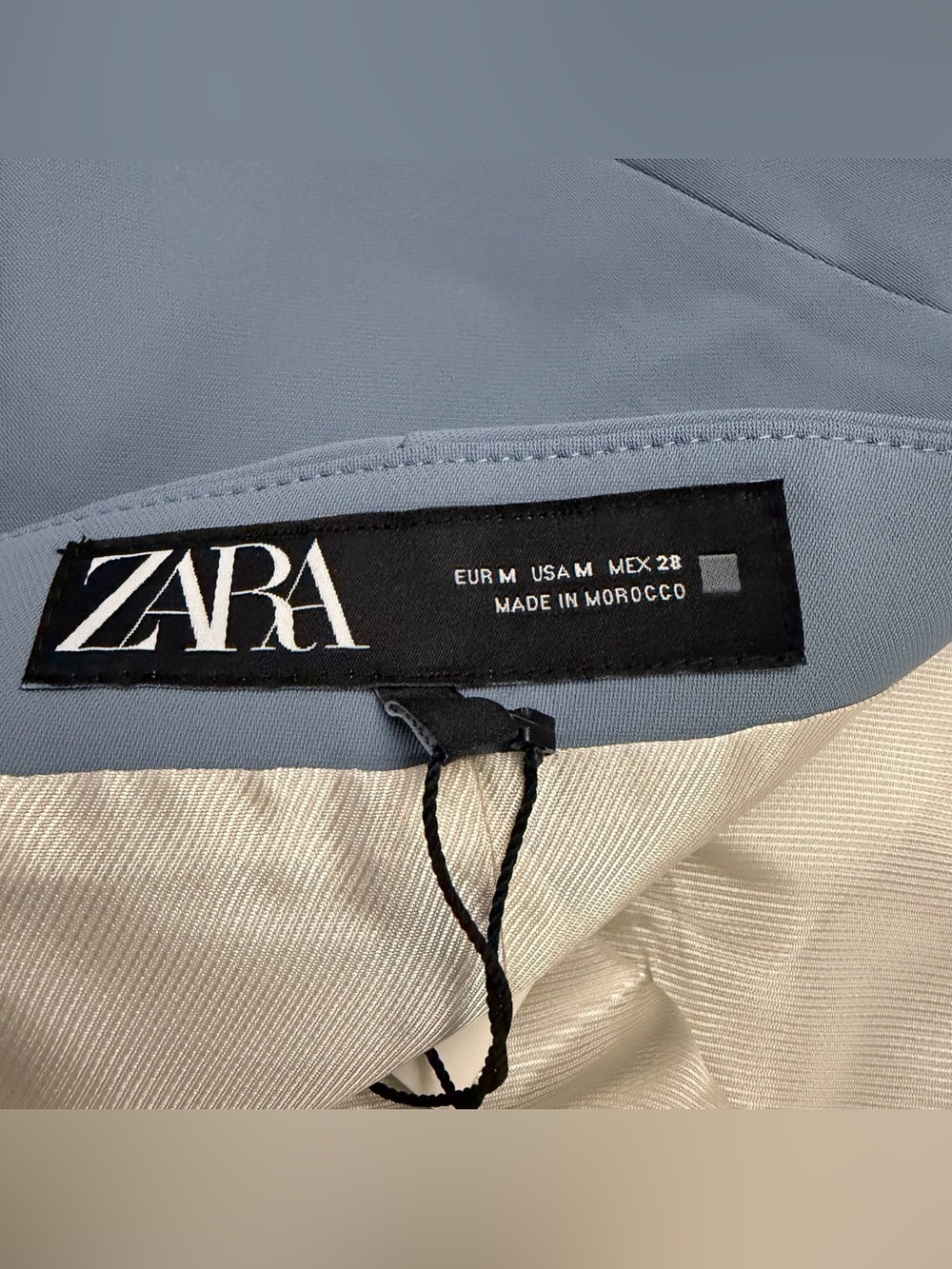 Zara Draped Bustier Strapless Pleated Top - Picture 5 of 7